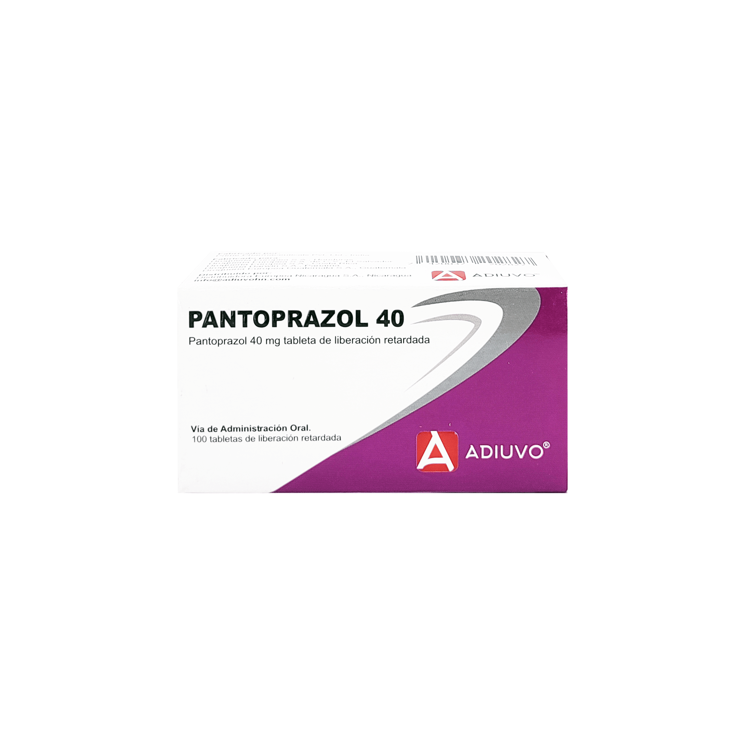 Pantoprazol XR Adiuvo 40mg, 1 de 100 tabletas – Apomedix